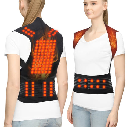 Heated Vest Posture Corrector – Comfort, Support, and Pain Relief