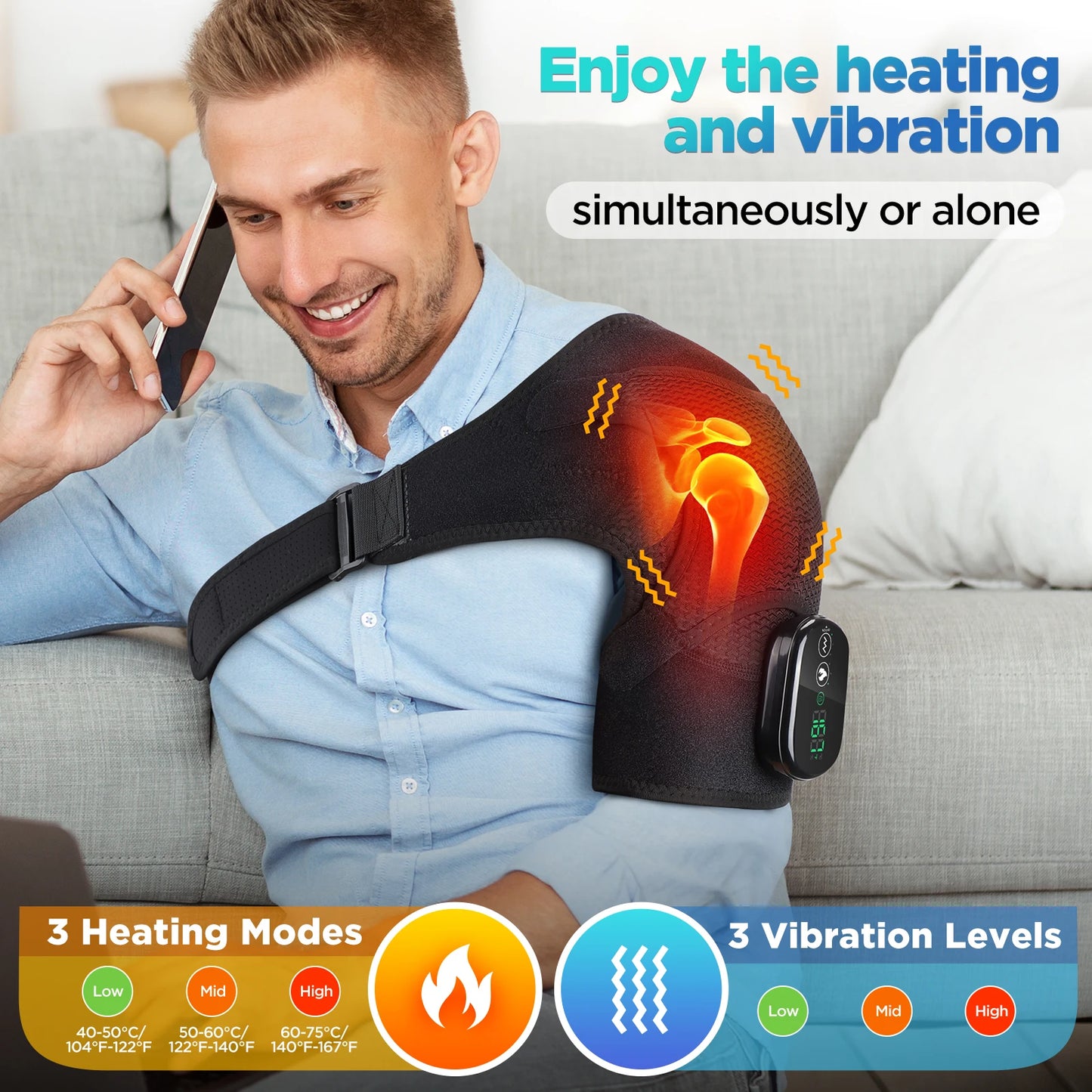 Heated Shoulder Massager