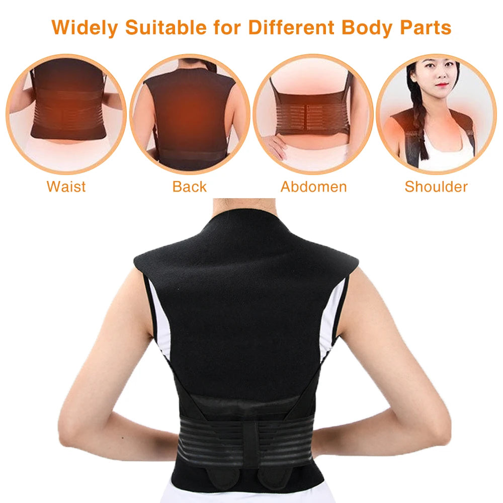 Heated Vest Posture Corrector – Comfort, Support, and Pain Relief