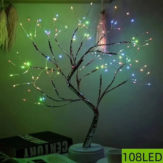 Colorful Bonsai 108 LED Tree Light